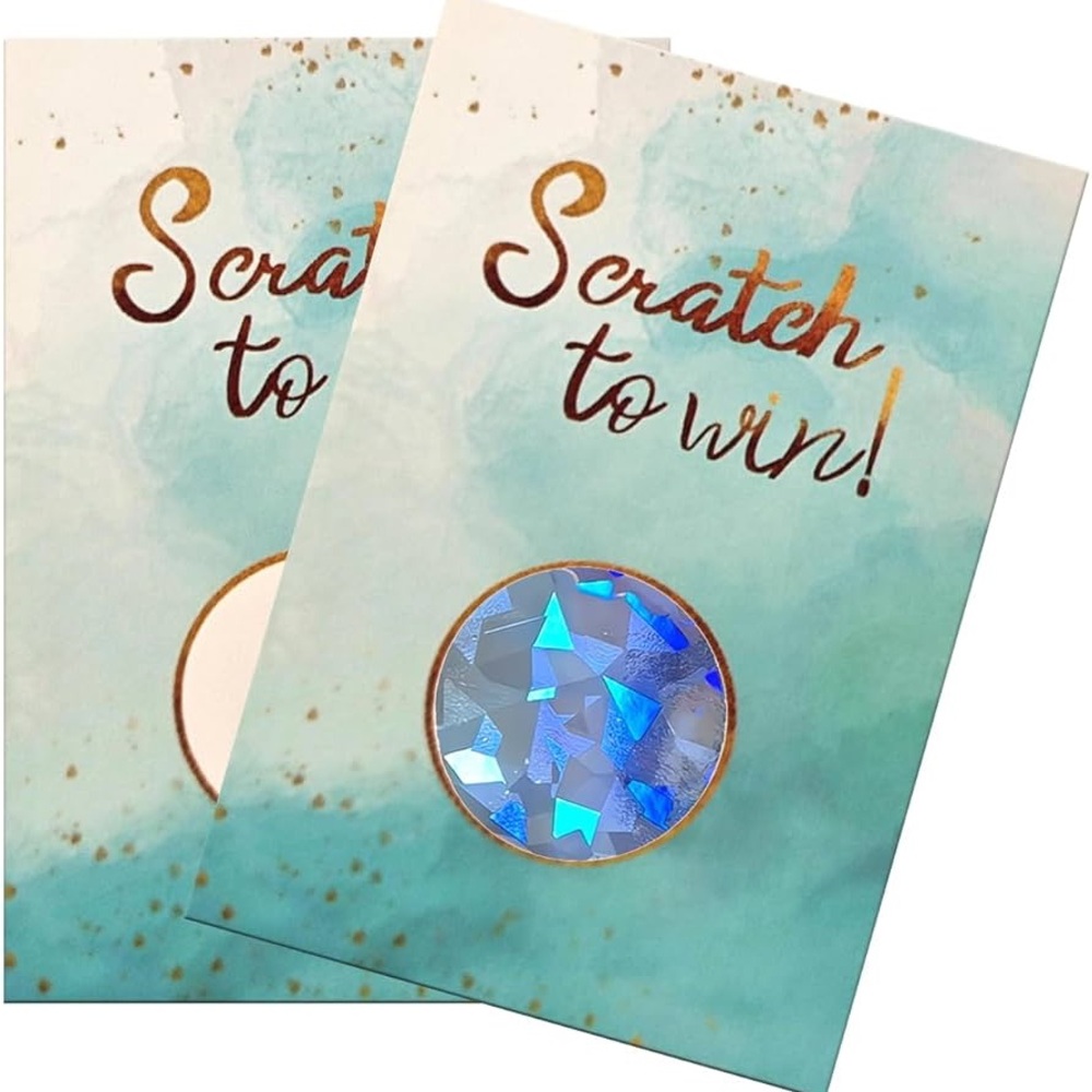 New Thank You Cards with Scratch-Off Surprise